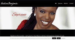 Desktop Screenshot of nadinebenjamin.com